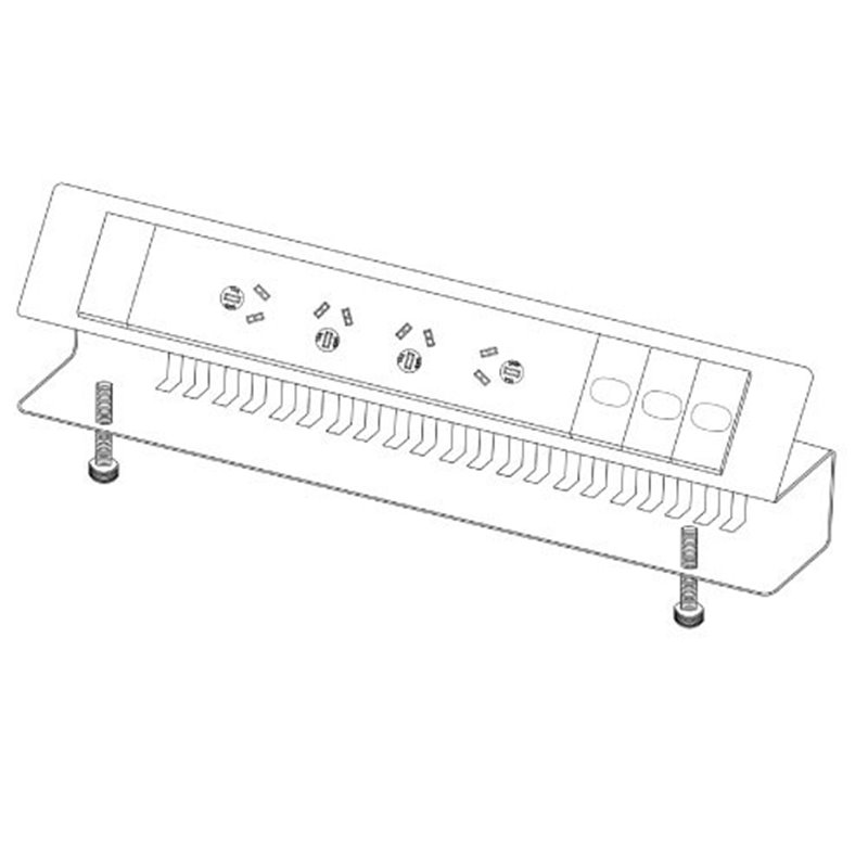 Pegasus Desk Top Power and Data Rail