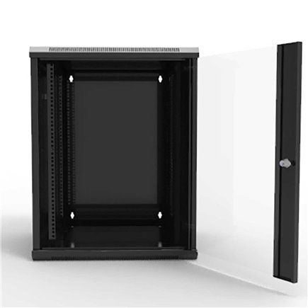 12RU Swing Frame Wall Mounted Data Cabinet — 600x550mm