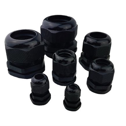 50mm Nylon Cable Glands (Black)