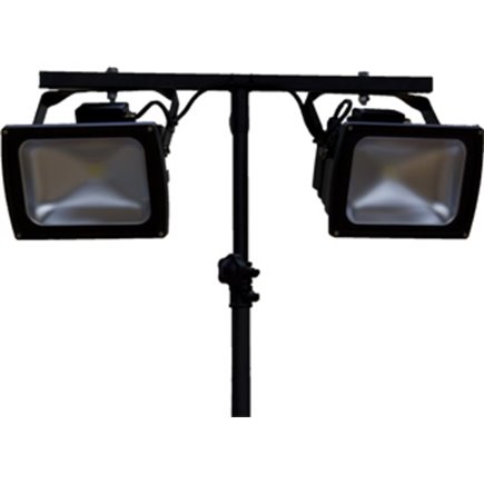 LEDILS-2500 - PORTABLE LED FLOOD LIGHT STAND 2X40W LED FLOOD LIGHTS