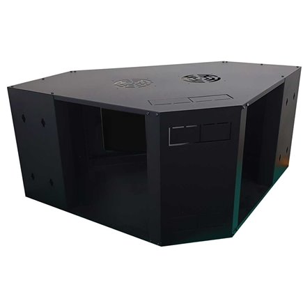 6RU Corner Wall Mounted Data Cabinet 900mm x 550mm