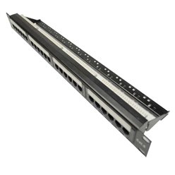 1RU 24 Port Cat 6 Universal Termination Patch Panel