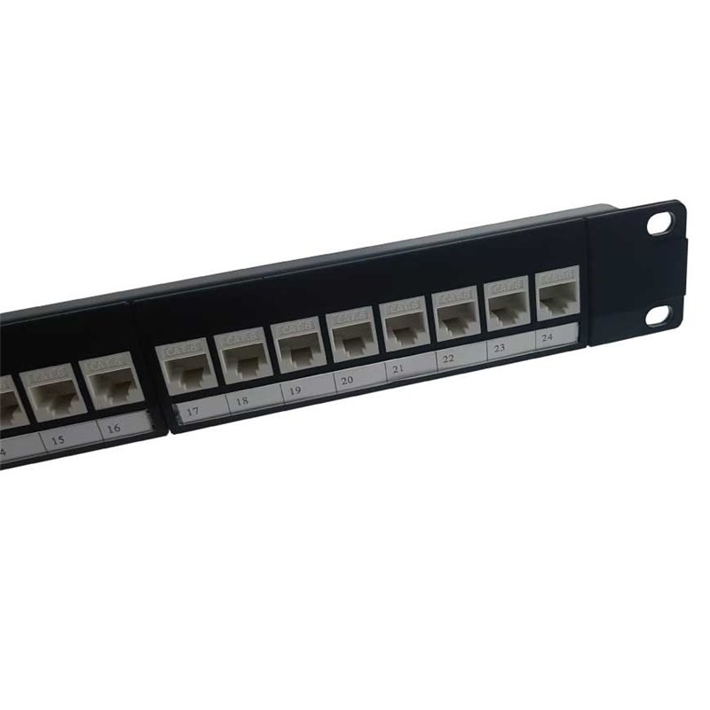 1RU 24 Port Cat 6 Universal Termination Patch Panel