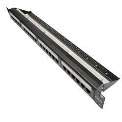 1RU 24 Port Cat5e Universal Termination Patch Panel