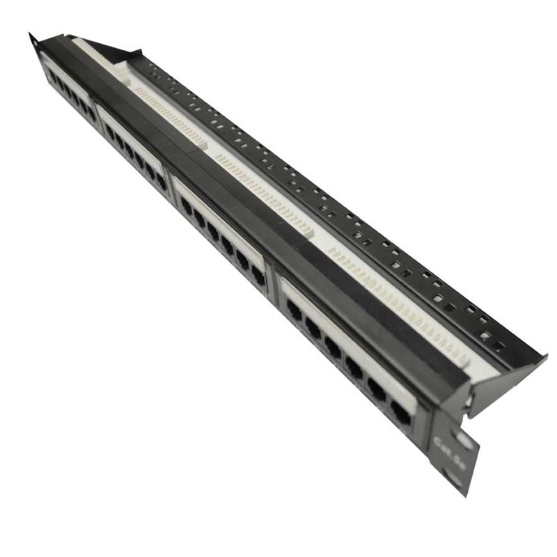 1RU 24 Port Cat5e Universal Termination Patch Panel