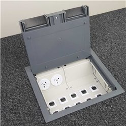 4 Power Plastic Lid  Floor Outlet Box