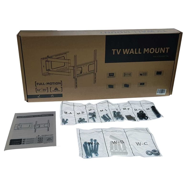 Fully Adjustable TV Wall Mount (32" to 55")