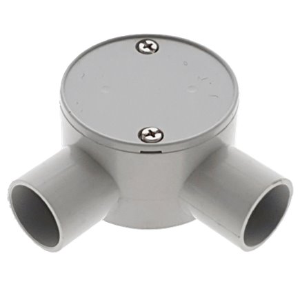 Two Way Right Angled Shallow Junction Box
