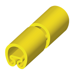 Unex pre-cut sleeve 5x18 in plasticized PVC