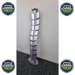 UMBILICAL UNDER DESK SILVER 740mm