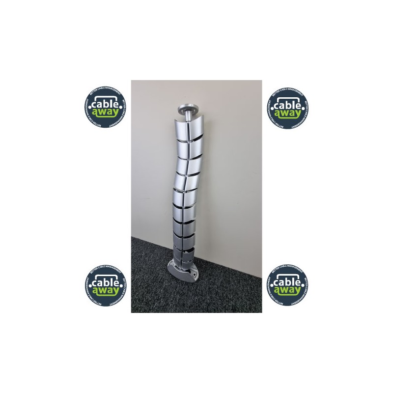 UMBILICAL UNDER DESK SILVER 740mm