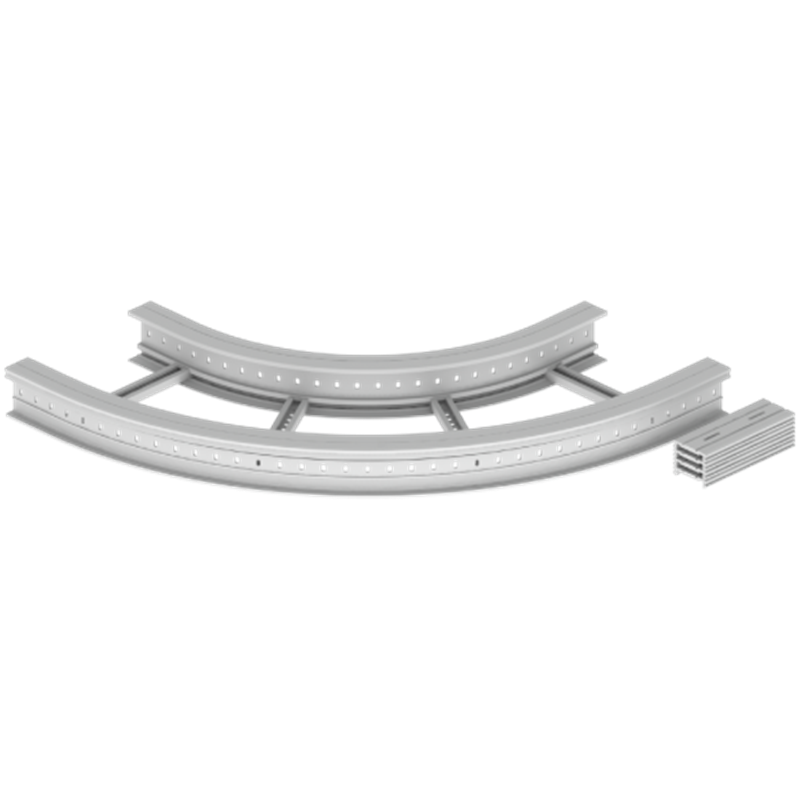 Unex Flat corner 90Â° 135x500 R600 in U23X
