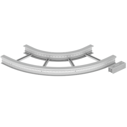 Unex Flat corner 90Â° 135x600 R600 in U23X