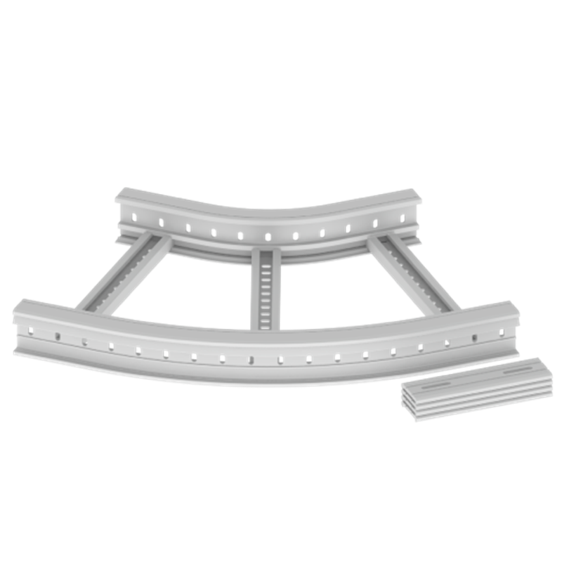 Unex Flat corner 45Â° 85x500 R300 in U23X