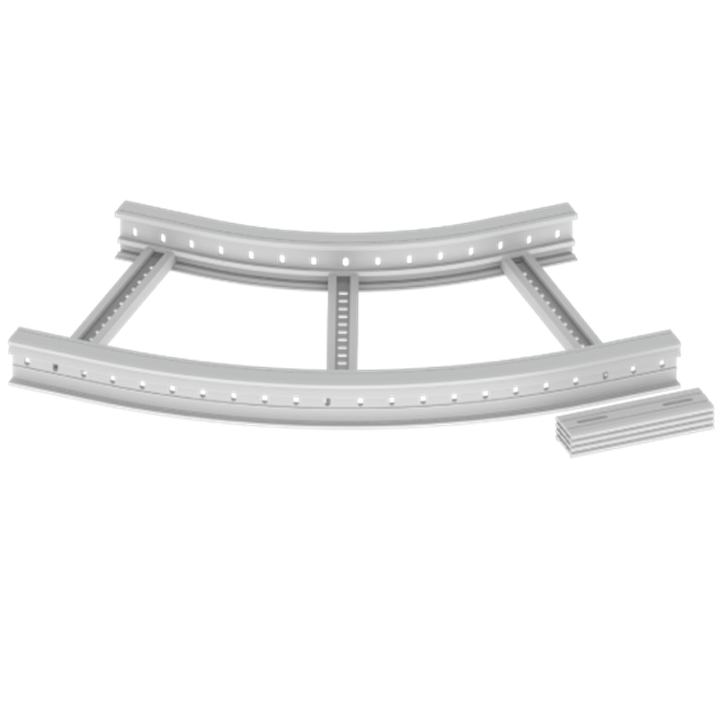 Unex Flat corner 45Â° 85x500 R600 in U23X