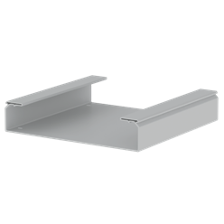 Unex non perforated cable tray 100x500 in U23X