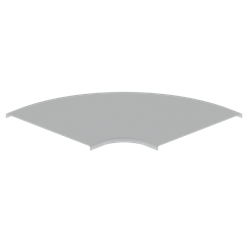 Unex flat corner cover 90Â° 600 in U23X
