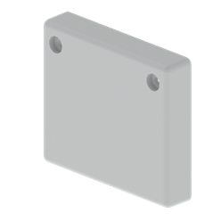 Unex end cover 60x75 in U23X