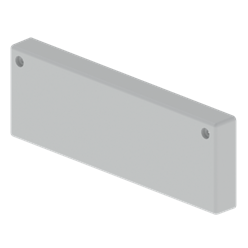 Unex end cover 60x200 in U23X