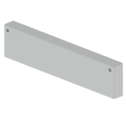 Unex end cover 60x300 in U23X