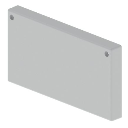 Unex end cover 100x200 in U23X