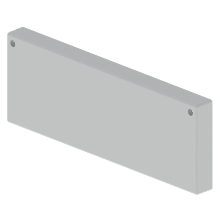 Unex end cover 100x300 in U23X