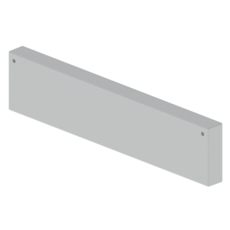 Unex end cover 100x500 in U23X