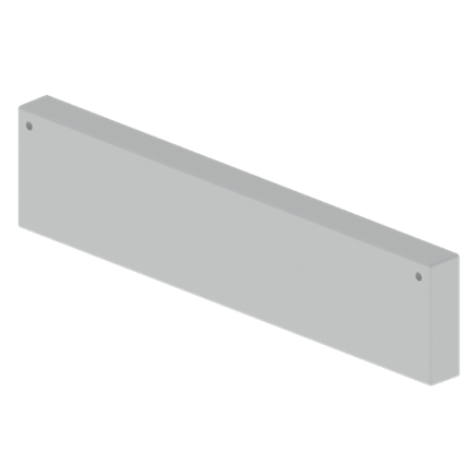 Unex end cover 100x500 in U23X