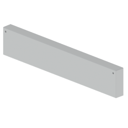 Unex end cover 100x600 in U23X