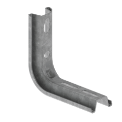 Unex L bracket 100mm in Sendzimir steel