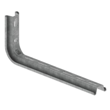 Unex L bracket 300mm in Sendzimir steel