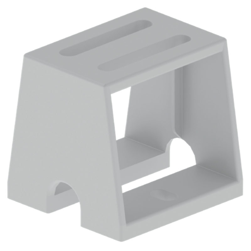 Unex insulating vertical support 75mm in U23X