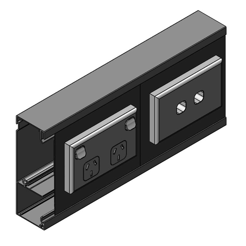 Skirting Duct (Aluminium) 50 x 150mm