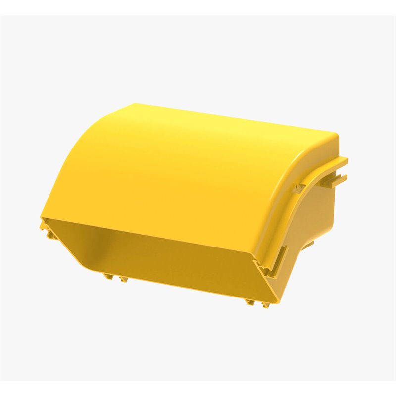 FIBRE CABLE TRAY 45deg VERTICAL EXTERNAL RISER COVER 240w