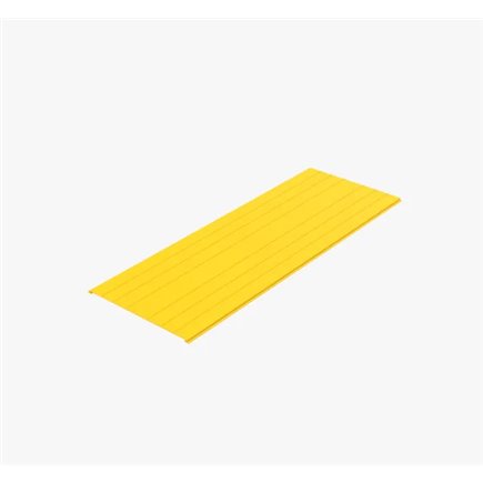 FIBRE CABLE TRAY COVER 360w X 2000mm YELLOW PVC
