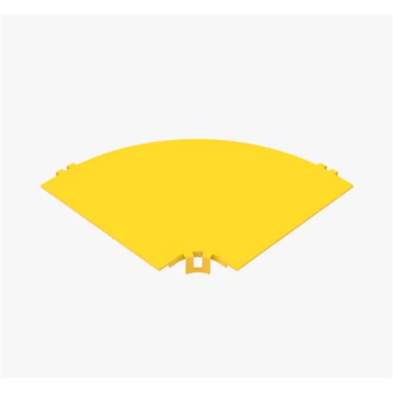 FIBRE CABLE TRAY HORIZONTAL BEND COVER 90° 240w