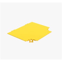 FIBRE CABLE TRAY HORIZONTAL CROSS COVER 90° 360w