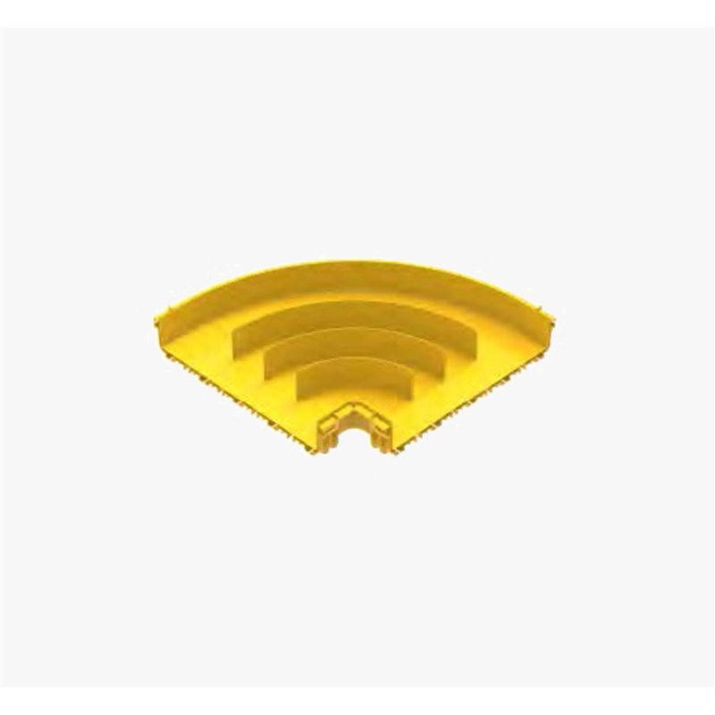 FIBRE TRAY ELBOW 90deg 600w