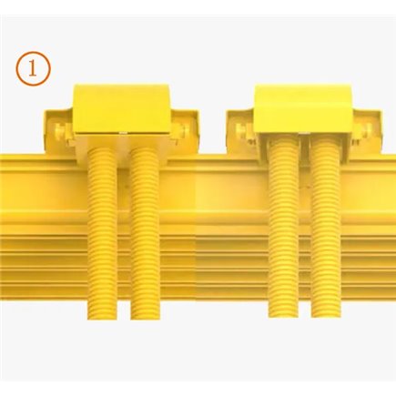 FIBRE CABLE TRAY OUTLET 120mm