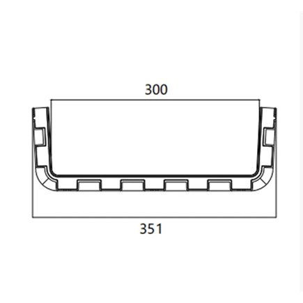 FIBRE CABLE TRAY CONNECTOR 300w