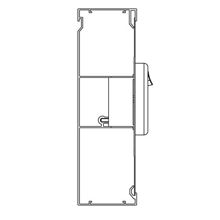 60 X 200mm DROP IN LID SECTION (Black) 