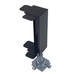 CORNER KIT TO SUIT 40 X 150mm SKIRTING DUCT SATIN BLACK POWDER COAT