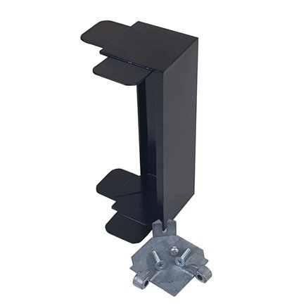 CORNER KIT TO SUIT 40 X 150mm SKIRTING DUCT SATIN BLACK POWDER COAT