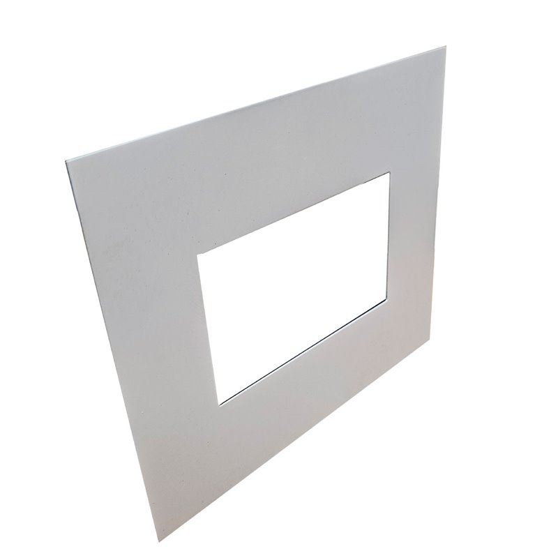 DROP IN FRONT COVER TO SUIT 150h SKIRTING DUCT WHITE