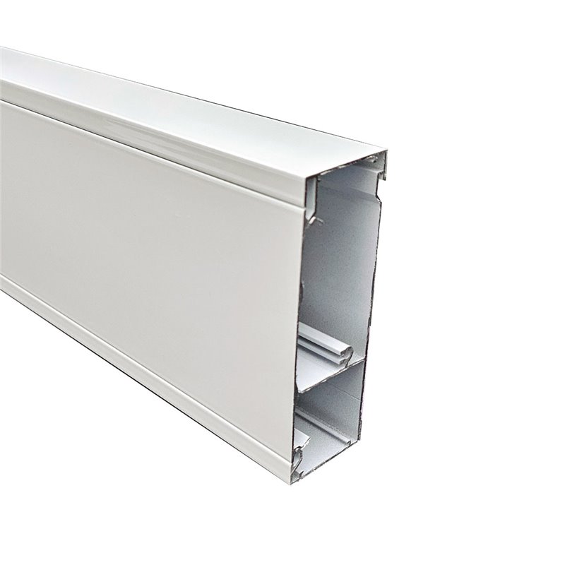 50 X 150mm CLIP ON LID SECTION (Pearl White) 