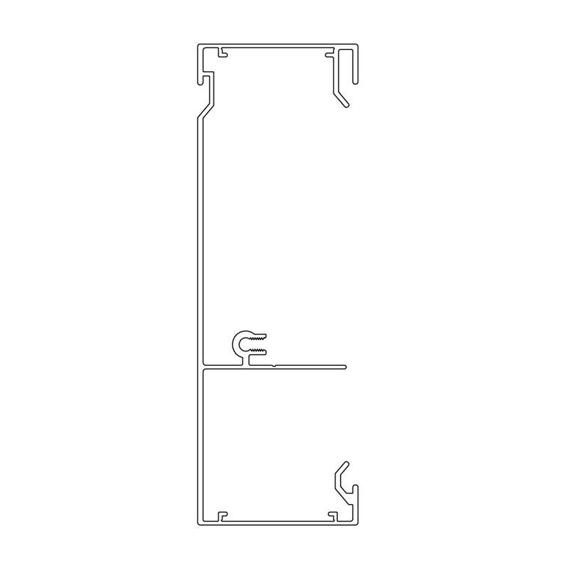 50 X 150mm X 2.4m 2 CHANNEL SKIRTING DUCT (Pearl White) DUCT BODY ONLY