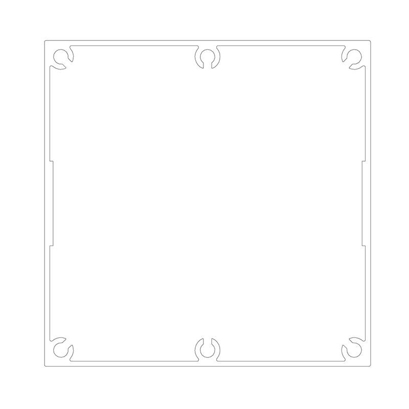 SERVICE POLE 100100 x 3m 1 DIV PEARL WHITE