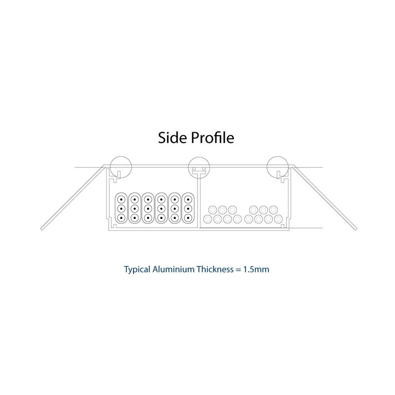 AFD35SM Above Floor Duct
