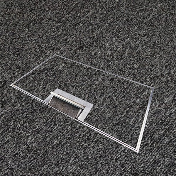 Floor Outlet Box 2 Standard Outlet Provisions Stainless Steel 19mm Ressessed Lid 245 Series