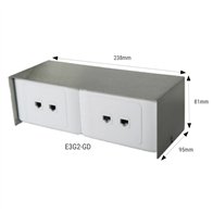 Super Gnome Series Stainless Steel Floor Outlet